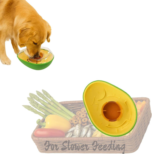 3 in 1 Dog Slow Feeder, Non-Spill, Anti-Choking, Interactive Toys to Keep Them Busy, Detachable, Easy to Clean, Great for Slower Feeding& Food Training