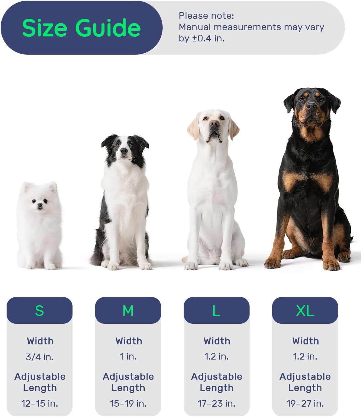 Airtag Dog Collar, IPX8 Waterproof Air Tag Dog Collars Holder | Reflective Ultra-Durable | Soft Padded | Lock Buckle | Heavy Duty | Fit Large Dogs(Pink,L(15"～24"))