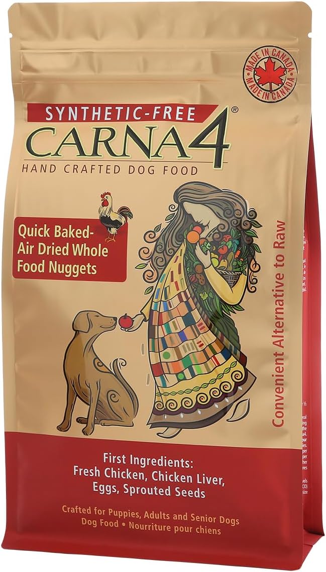 CARNA4 All Life Stages Chicken Formula Dry Dog Food (3 Pound, Chicken)