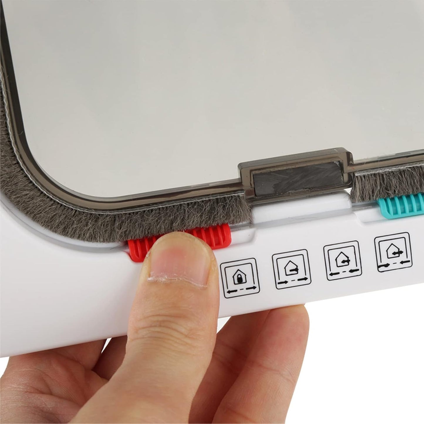 Lockable Pet Cat Flap Door, Small Dog and Cat Flap with 4 Way Locking, Weatherproof Double Flap, Easy DIY Installation - Secure Access Control, Energy Saving, Ideal for Indoor an