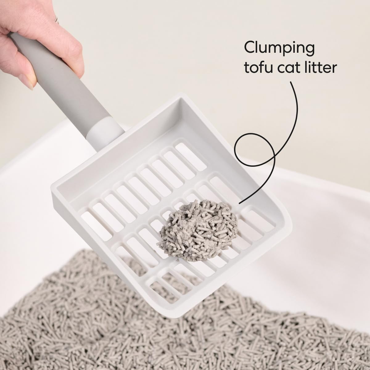 Tuft & Paw Really Great Cat Litter, Low Tracking Tofu Cat Litter, Clumping, Flushable, Odor Control, Dust-Free, Unscented - 9.25lbs x 2Bags
