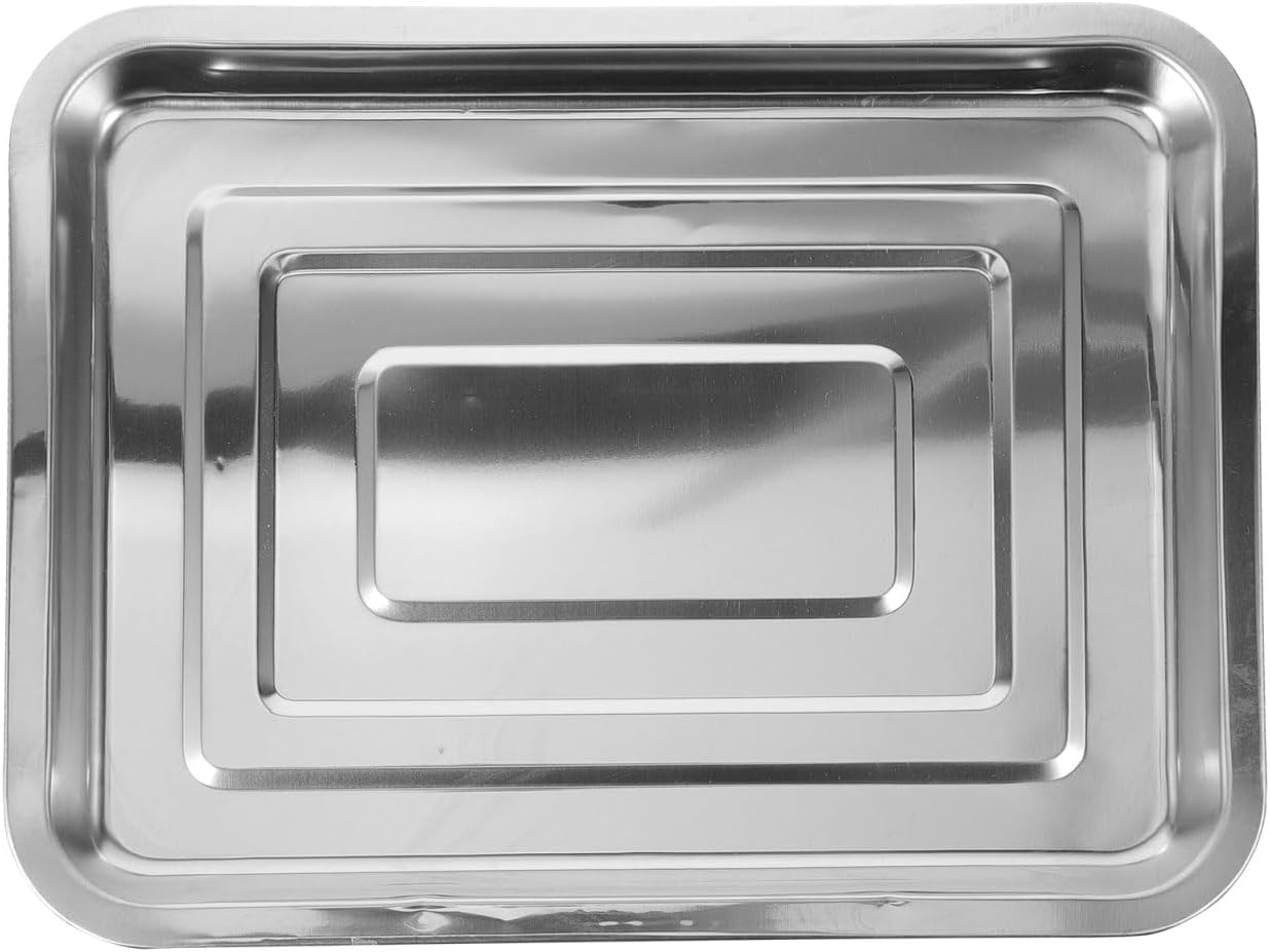 BESPORTBLE Heavy Duty Replacement Dog Crate Pan - Chew-Resistant Metal Tray for Pet Kennels Durable Floor Protection Easy Dogs and Cats 31cm X 21cm X2 cm