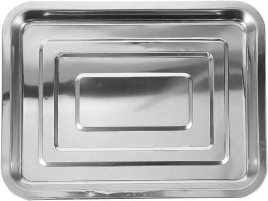 BESPORTBLE Heavy Duty Replacement Dog Crate Pan - Chew-Resistant Metal Tray for Pet Kennels Durable Floor Protection Easy Dogs and Cats 31cm X 21cm X2 cm