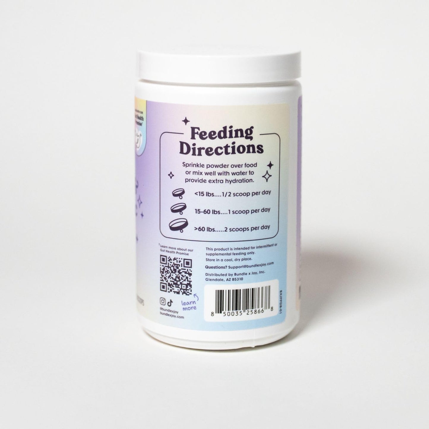 Bundle x Joy Probiotic & Prebiotic Daily Boost for Dogs - Gut Health for Dogs Immune Formula with Beef Bone Broth for Dog, 6 Billion CFU Dog Supplements, 35 Scoops, 4.8 oz - Made in USA