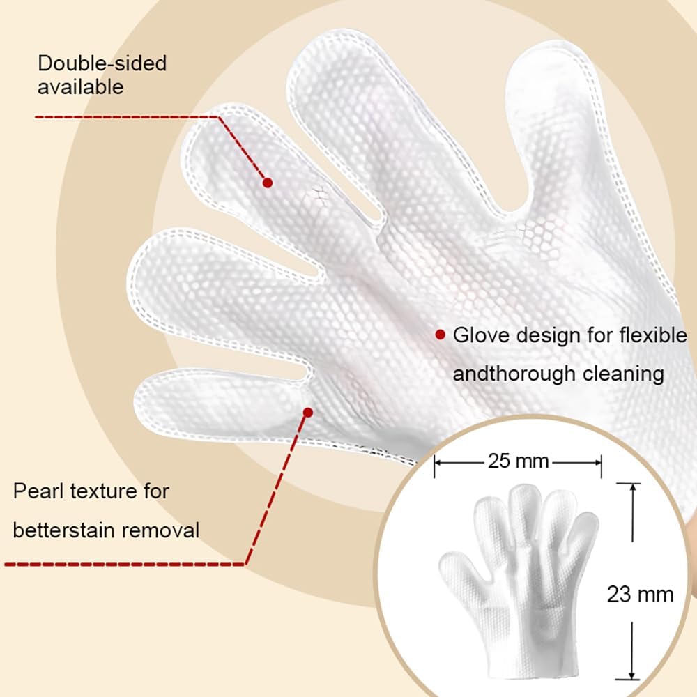 Pet CleaningGlove Wipes for Dogs & Cats, No-Rinse Grooming Wipes, Hypoallergenic Deodorizing Disposable Bathing Wipes,Extra Thick,Perfect for Pet Dry Cleaning,Daily Care and Travel,20 pcs