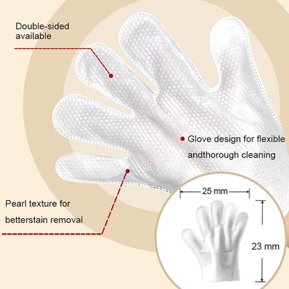 Pet CleaningGlove Wipes for Dogs & Cats, No-Rinse Grooming Wipes, Hypoallergenic Deodorizing Disposable Bathing Wipes,Extra Thick,Perfect for Pet Dry Cleaning,Daily Care and Travel,20 pcs