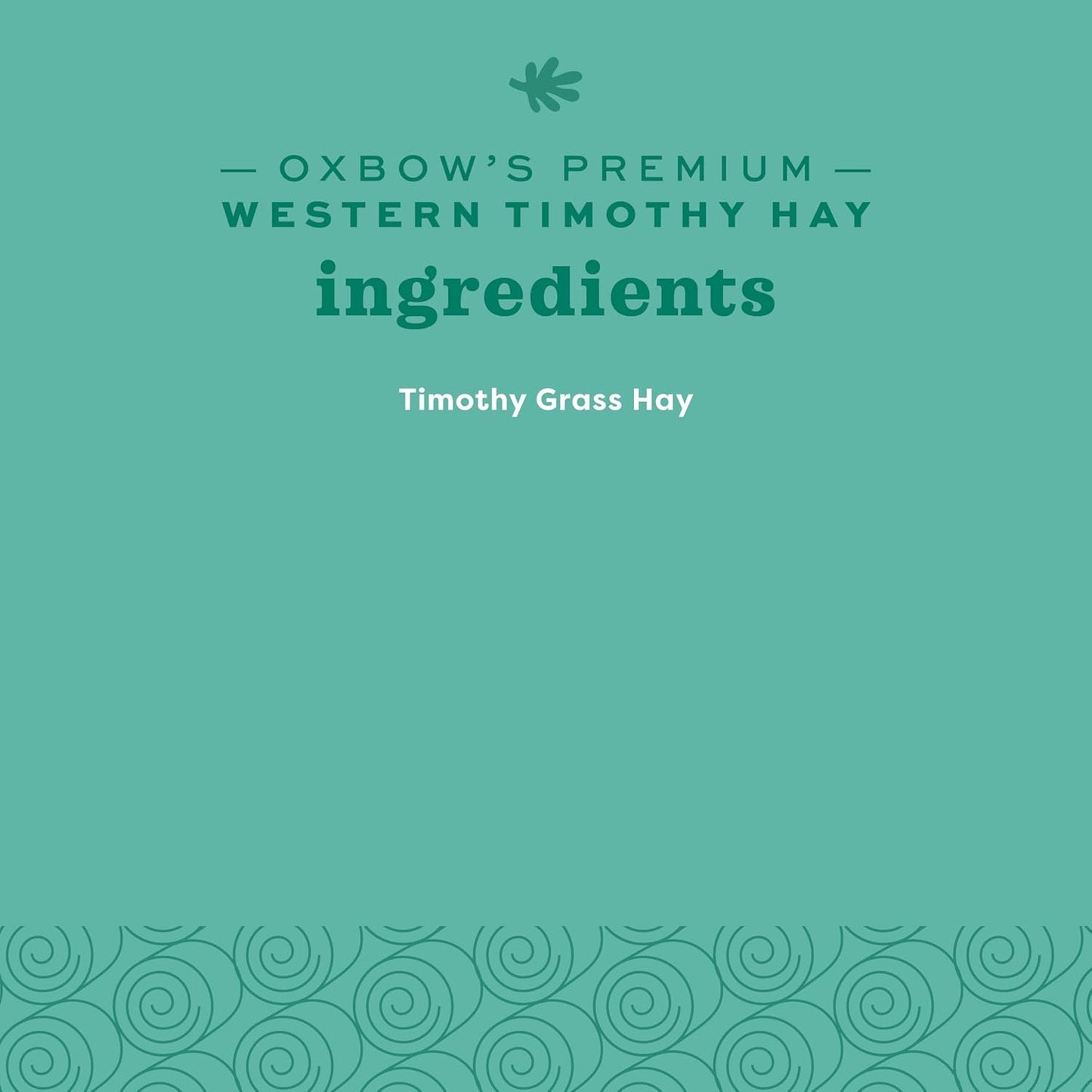 Oxbow Western Timothy Hay, Guinea Pig Hay, Small Pet Bunny Supplies, All Natural Grass for Guinea Pig, Bunny, Chinchilla & Hamster, Oxbow Rabbit Supplies for Bunnies, 90 oz. bag