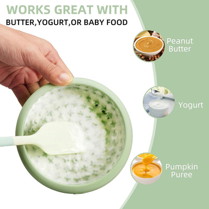 Dog Lick Bowl, Bestalk Anxiety Relief Lick Mat for Dogs, Non-Slip Freeze Licking Bowl Enrichment Puzzle Feeder for Distraction, BPA Free Silicone, Dishwasher Safe (Green,S)