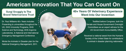 SurgiSnuggly Veterinary Invented Dog Surgical Recovery Suit for Female or Male Dogs,Spay, Neuter Onesie, The Original Surgical Recovery Bodysuit for After Surgery Small, Medium, Large Dogs LL BB EC