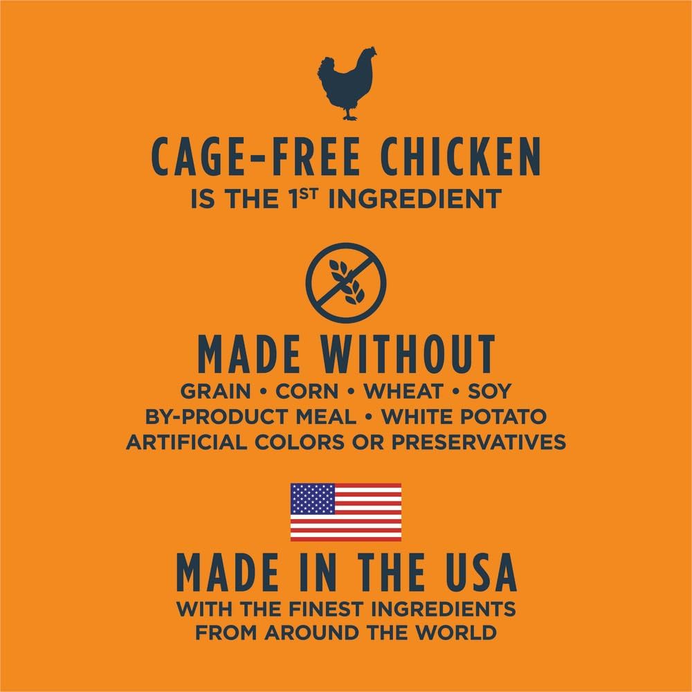 Instinct Raw Boost Gut Health, Natural Dry Dog Food with Freeze Dried Pieces, Grain Free Recipe - Real Chicken, 3.5 lb. Bag