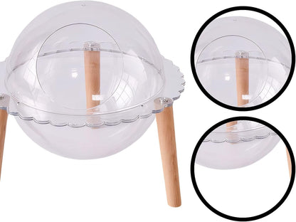 Space Capsule Cat Bed with Design for Modern Indoor Cat Homes