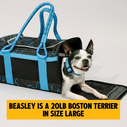 ROVERLUND Airline-Compliant Pet Carrier | Includes Leash | for Pets up to 20lbs