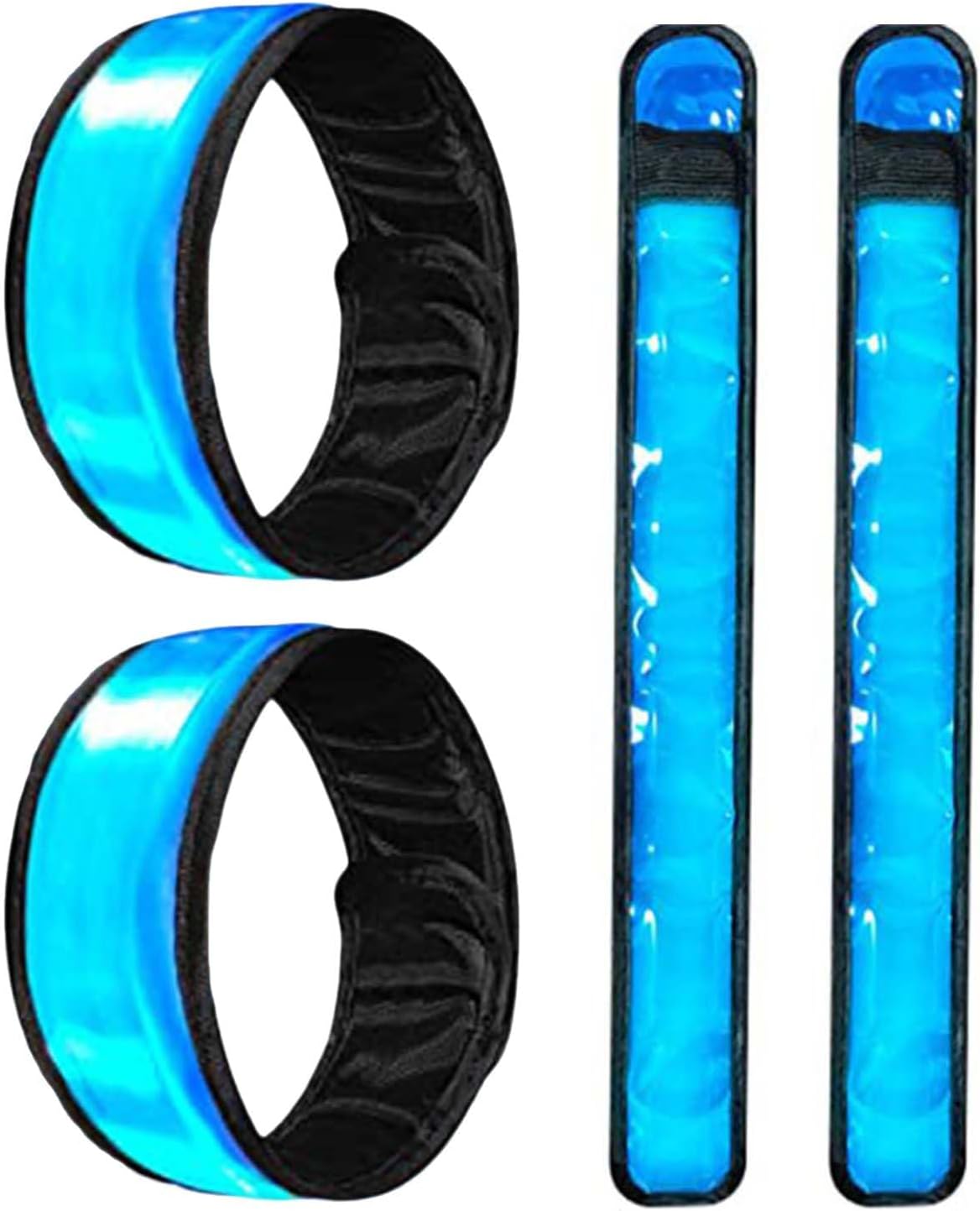 Horse Straps - Reflective Ankle Bands for Riding Safety | 4 Piece LED Horse Leg Wraps with Adjustable Fit, High Visibility & Comfortable Design for Night Riding, Parades, Farm Work, Ranch