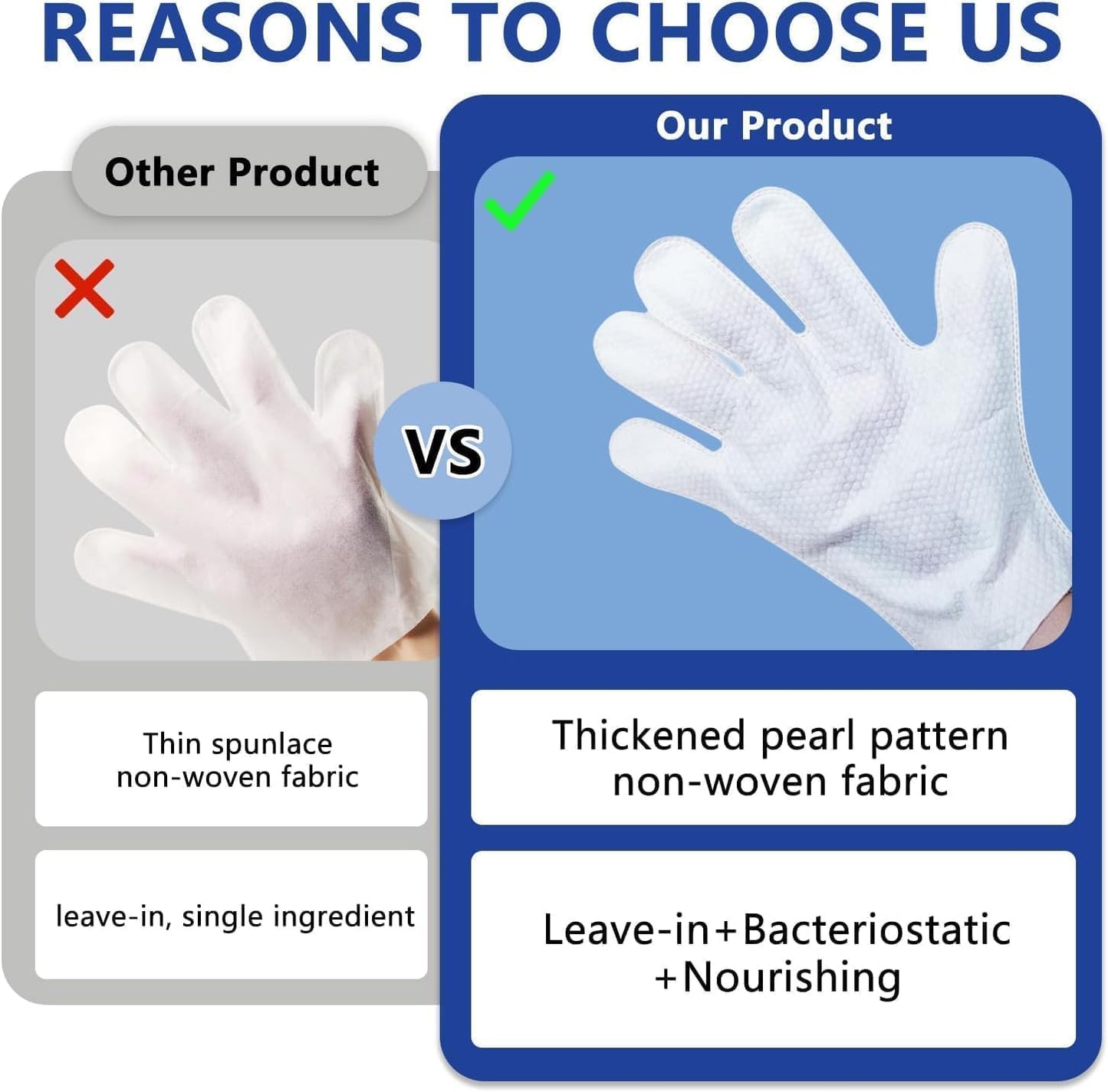 HONGYEE【4 Packs/24 Sheets Pet Thick Glove Wipes, Disposable Pet Cleaning Wipes, Odorless and Fragrance-Free, Suitable for Daily Care, Cleaning, and Grooming of Dogs and Cats