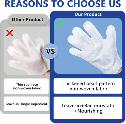 HONGYEE【4 Packs/24 Sheets Pet Thick Glove Wipes, Disposable Pet Cleaning Wipes, Odorless and Fragrance-Free, Suitable for Daily Care, Cleaning, and Grooming of Dogs and Cats