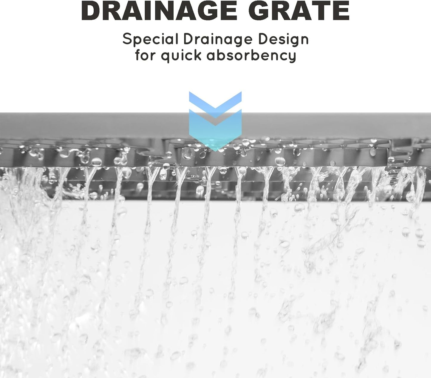 HQ4us Dog Pee Pad Holder Tray with Grate 45”×34”, Large Dog Litter Box Toilet, Puppy Pee Pad Holder, Less Mess, Dog Potty Indoor Outdoor for Balcony