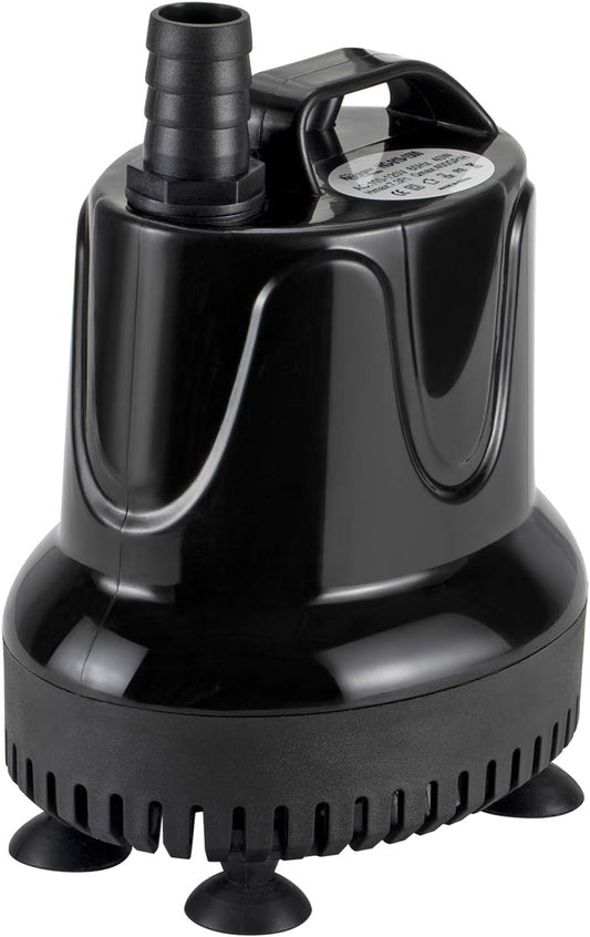 hygger 215 GPH Quick Water Change Aquarium Pump Submersible Fountain Water Pump Fish Tank Pond Drain Transfer Pump with 2 Adaptors