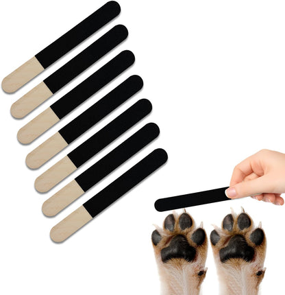 Dog Nail File,cat Nail File,pet Nail Trimmer Tool More Convenient,7Pcs Professional Nail Grooming Tool（Wood ，7.8inch,Black）