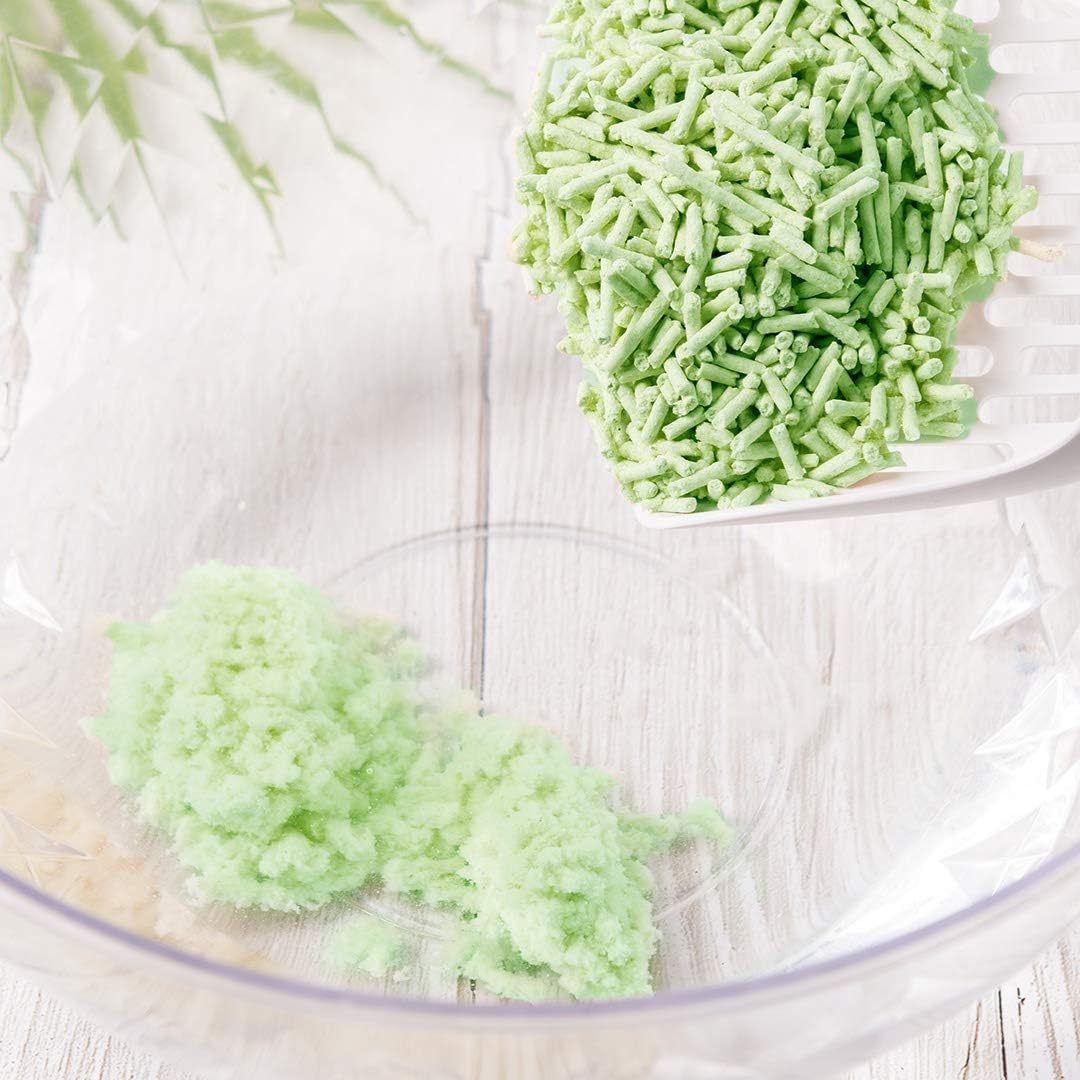 I AM TOFU - Tofu Cat Litter, Natural Flushable, Dust Free, Extra Clumping Pellet Litter (10 LBS, Green Tea)