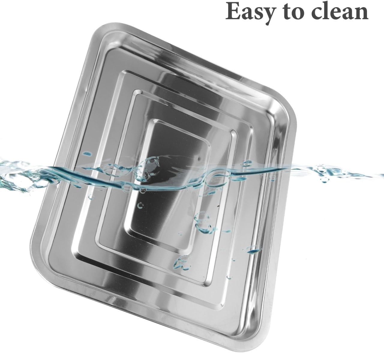 BESPORTBLE Heavy Duty Replacement Dog Crate Pan - Chew-Resistant Metal Tray for Pet Kennels Durable Floor Protection Easy Dogs and Cats 31cm X 21cm X2 cm