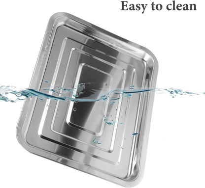 BESPORTBLE Heavy Duty Replacement Dog Crate Pan - Chew-Resistant Metal Tray for Pet Kennels Durable Floor Protection Easy Dogs and Cats 31cm X 21cm X2 cm