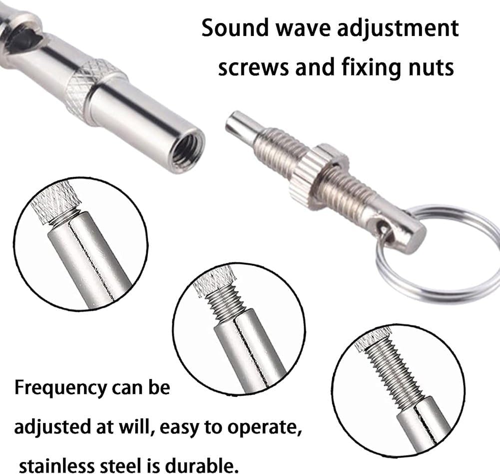 Ultrasonic Dog Whistles - Ultra-Wide Frequency for All Dog Breeds, Professional Silent Recall Training Whistle