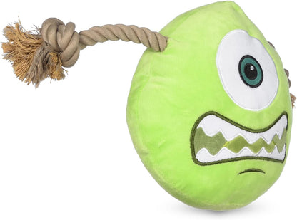 Disney for Pets Disney and Pixar's Monsters, Inc. Mike 9" Rope Head Toy for Dogs | Mike Dog Toy | Monsters Inc Movie Toys for All Dogs, Official Dog Toy Product of Disney and Pixar for Pets