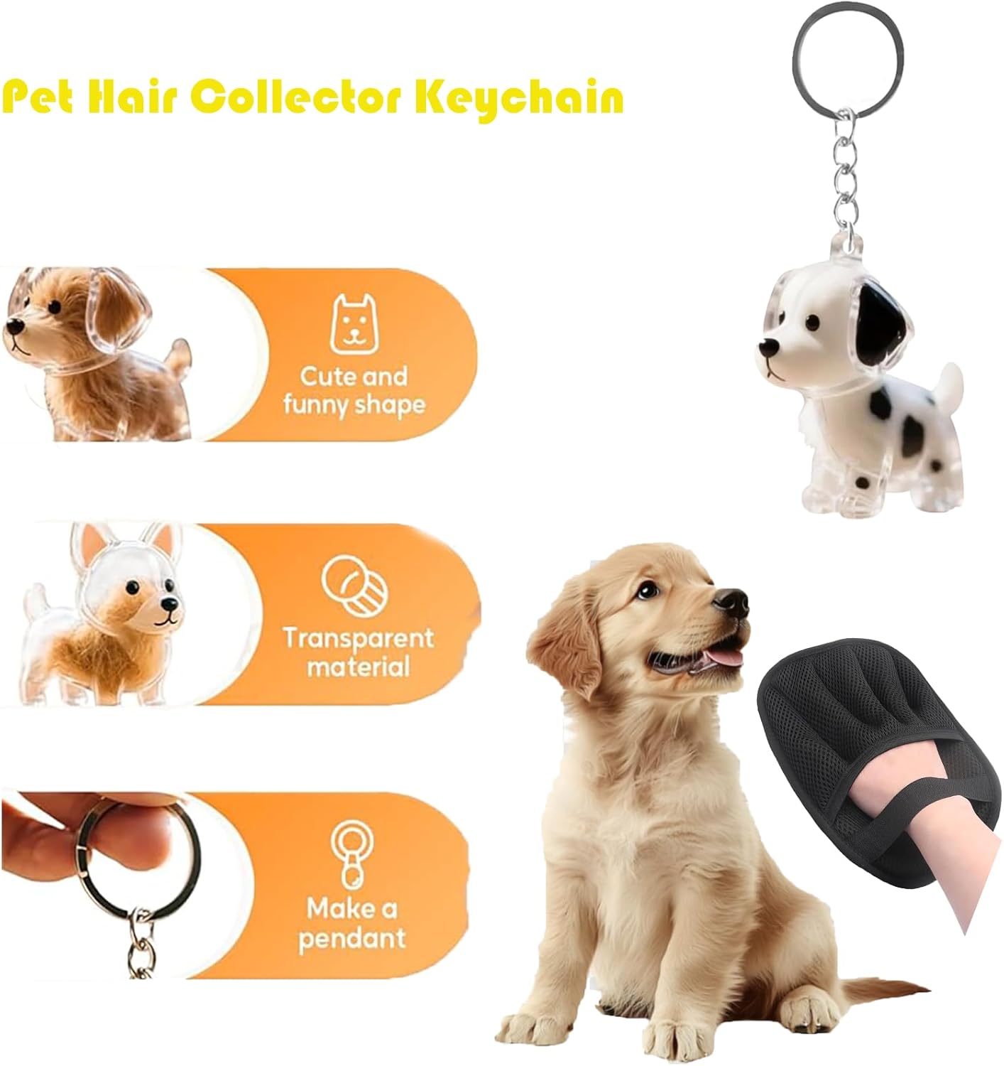 2Pcs Pet Hair Removal Glove for Dogs & Cats,The Magic Brush Pet Hair Remover,Five-Finger Electrostatic Pet Hair Gloves for Furniture,Car,Couch,Carpet,Essential Pet Supplies