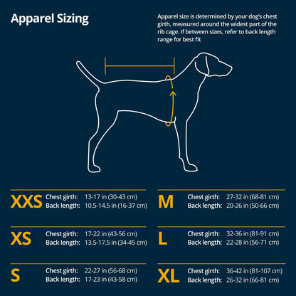 Ruffwear, Sun Shower Dog Raincoat, All-Weather Jacket, Waterproof, Windproof & Lightweight, Midnight Blue, Large