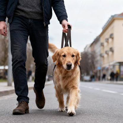 Adjustable Dog Lift Harness for Dog Sling Carrier with Handle Soft Rehab Support Sling for Weak Rear Legs Ideal for Seniors, Injured, and Post ACL Surgery Recovery(M)