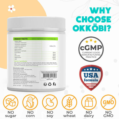 Probiotics for Dogs Chews 150 pcs - Probiotic Chews for Dogs with Enzymes & Natural Ingredients - Digestive & Gut Health Support - US Formula - Duck Flavored