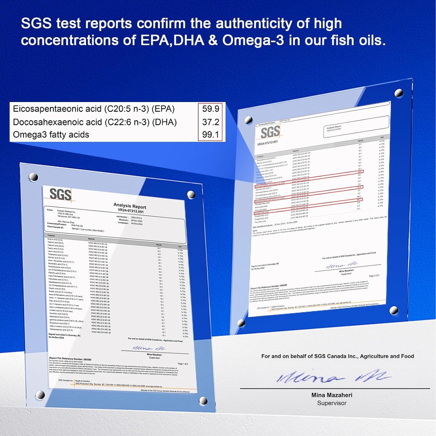 95% Omega 3 Fish Oil for Dogs & Cats, Vet-Formulated with RTG Processed Salmon Oil, Maximum EPA & DHA, Supports Heart, Skin, Coat, Joint，Heart & Immune Health, 100 Soft Gels