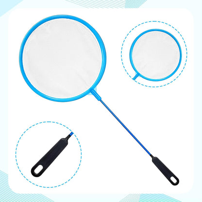 10 PCS Aquarium Fish Net, Fish Net for Fishs Tank High Density Mesh Nylon Cleaner Nets Aquarium Nets Fine Mesh, Round Brine Shrimp Net-Fish Tank Filter for All Fishs