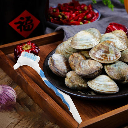 2Pcs Multi-Functional Small Turtle Shell Cleaning Brush Dirt Remover for Tortoise Mud Removal Household Mini Cleaner for Reptile Health Supplies