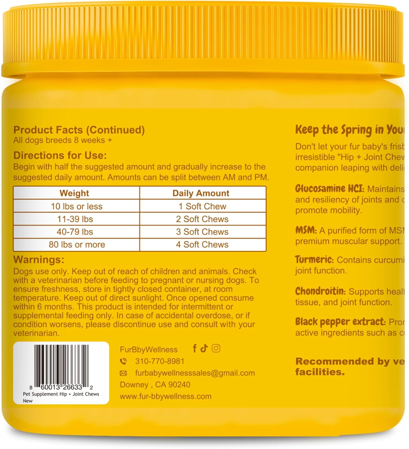 Daily Multivitamin for Dogs – Glucosamine Chondroitin, Probiotics & Omega Fish Oil – Supports Hip & Joint, Skin, Coat, Allergy & Immune Health – Vet Approved Chicken Chews, 90 Count