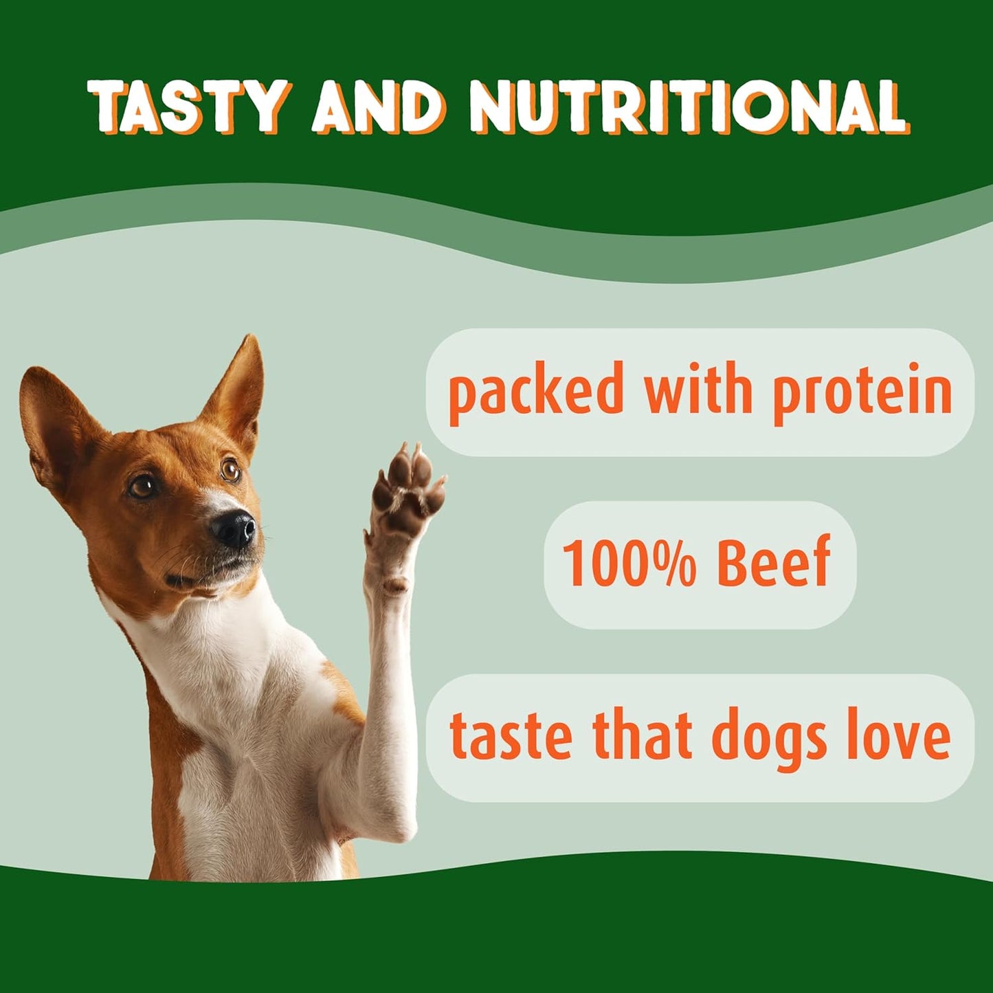 Ultra Chewy Collagen Sticks 9-12 inches (25 Pack) – Long Lasting Odor-Free, All-Natural Dog Chews – Rawhide & Bully Stick Alternative