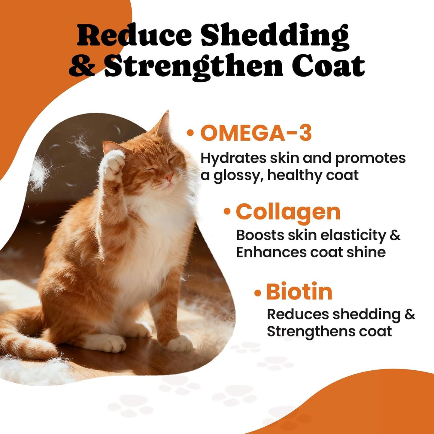 Cat Vitamin Treats with L-Lysine & Taurine – 12 Essential Vitamins & 5 Minerals, Cat Multivitamin Supplement for Immune, Joint & Skin Support, Daily Health Formula for Indoor & Senior Cats – 450 Chews