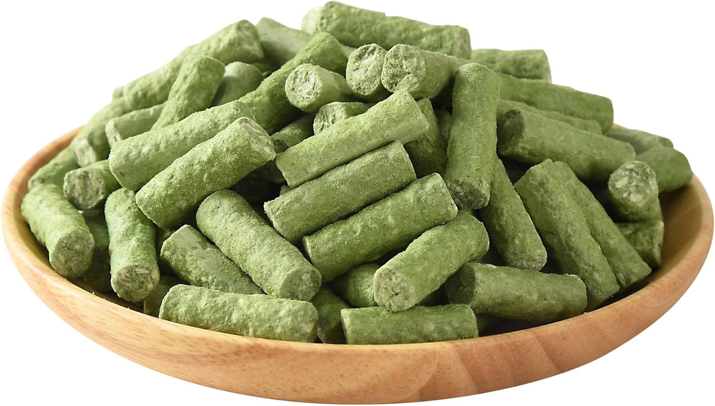 PAWUP Freeze Dried Chicken Cat Treats, Cat Grass Added, High-Fiber Hairball Care & Digestive Support Snacks for Indoor Cats, 3.8oz