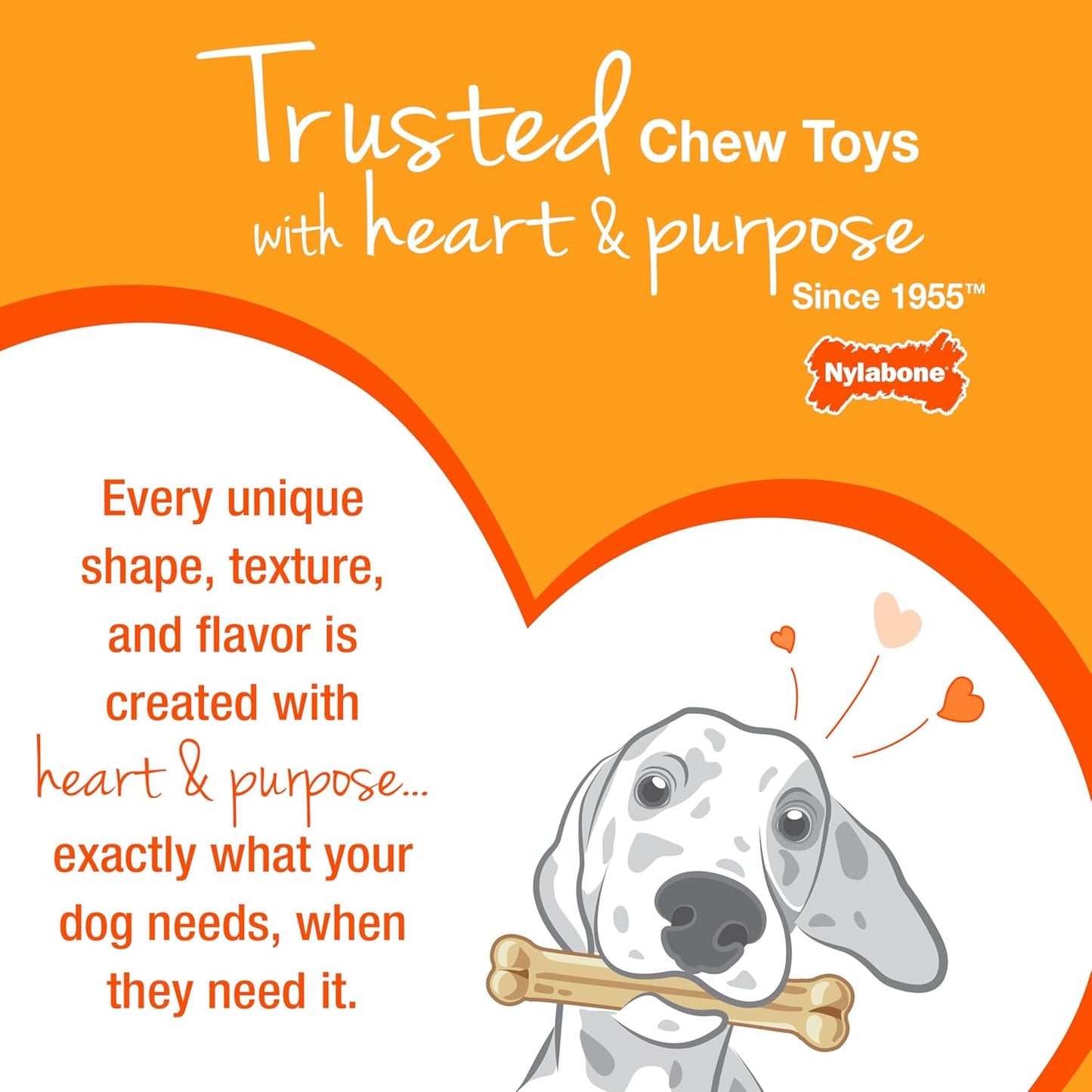 Nylabone Customer Favorites Power Chew Toy Bundle for Dogs, Indestructible Dog Toys for Aggressive Chewers, Pack of 3 Dog Toys, Flavor Medley, Large Dogs - Up to 50 lbs, 3 Pack