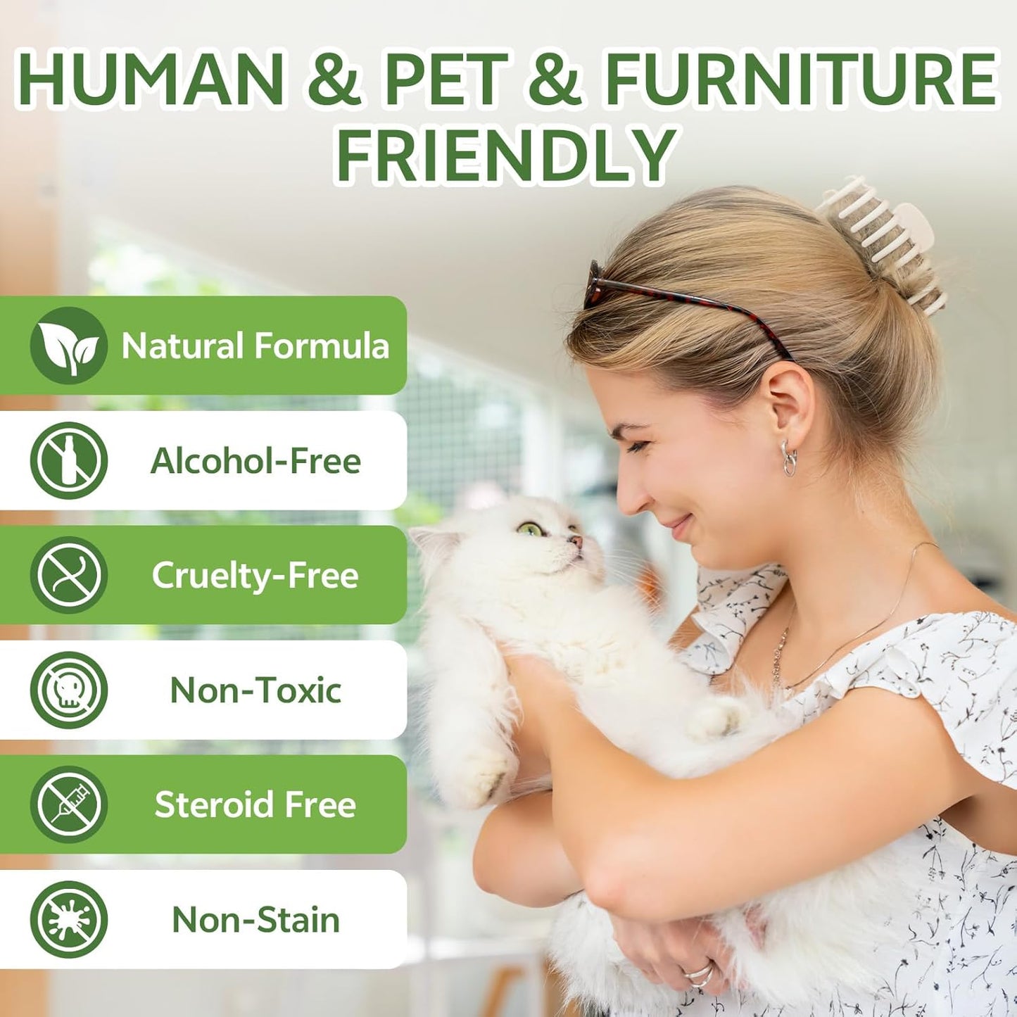 Natural Cat Deterrent Spray, 200ML Kitten Cat Repellent Spray Anti-Scratch for Furniture, Sofas, Curtains, Plants, Non-Toxic, Non-Alcohol Behavior Training Aid for Indoor & Outdoor