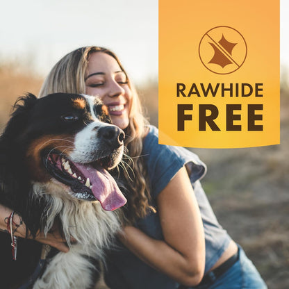 Pur Luv Dog Treats, K9 Kraves Combo Rawhide Free Bone Dog Treat, Peanut Butter and Chicken Flavor, Made with Real Peanut Butter and Chicken, 20 Count, Easily Digestible, Long-Lasting, High Protein