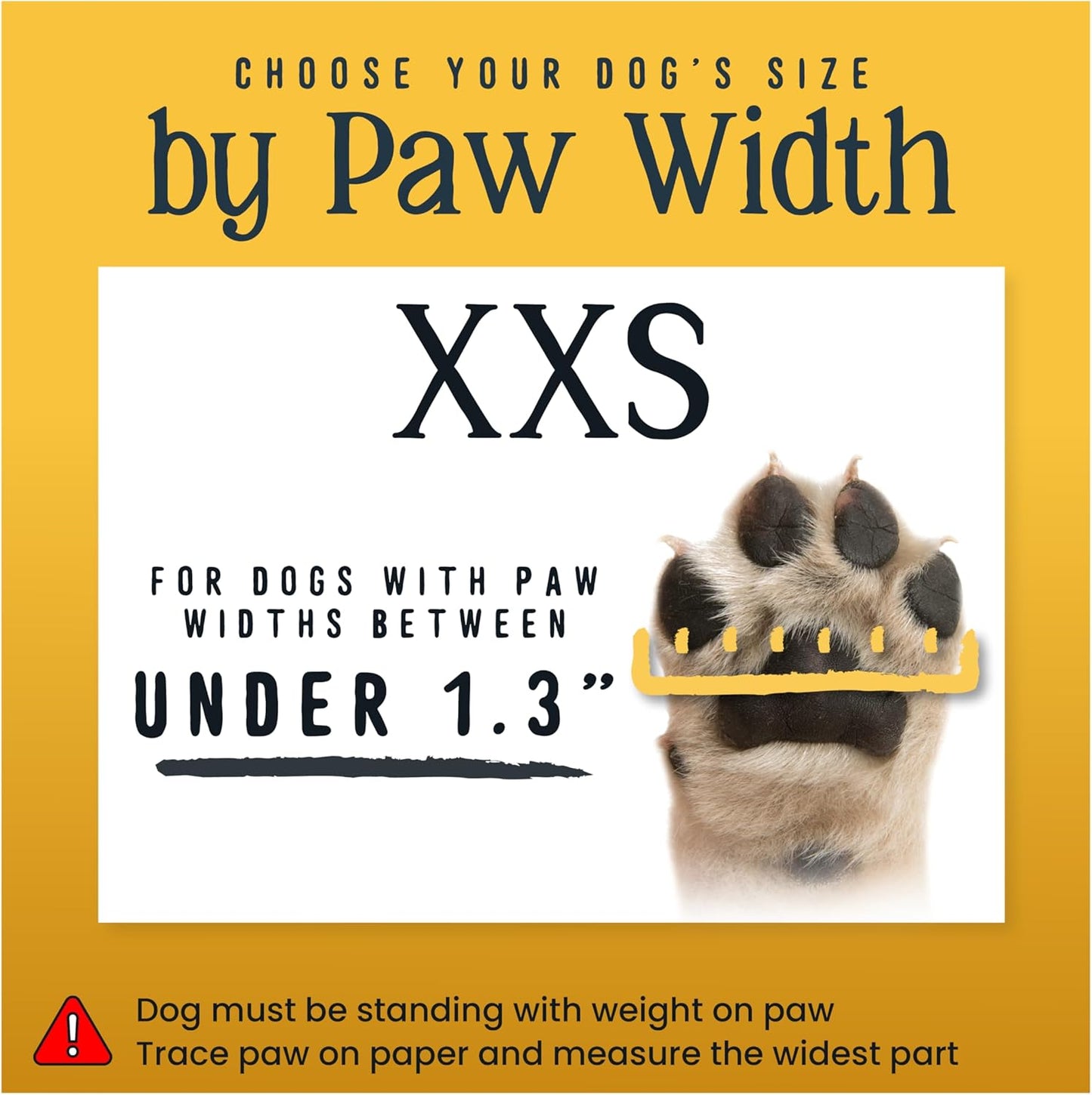 DOK TigerToes Premium Non-Slip Dog Socks for Hardwood Floors - Extra-Thick Grip That Works Even When Twisted - Prevents Licking, Slipping, and Great for Dog Paw Protection (XXS, Cool Caramel)