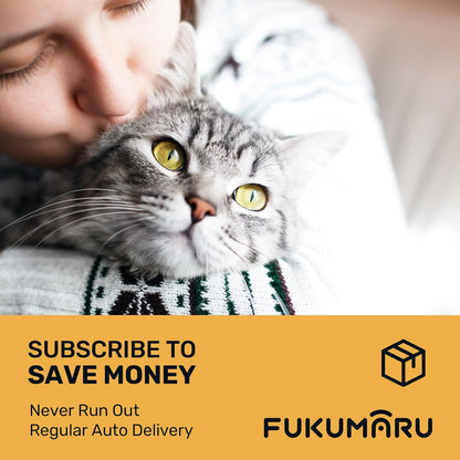 FUKUMARU Tofu Cat Litter, 16lb Fast Clumping & Superior Odor Control, Natural Corn Scent, Dust-Free, Flushable, Low Tracking, Ultra Absorbent, Lightweight, 8lb x 2 Bags