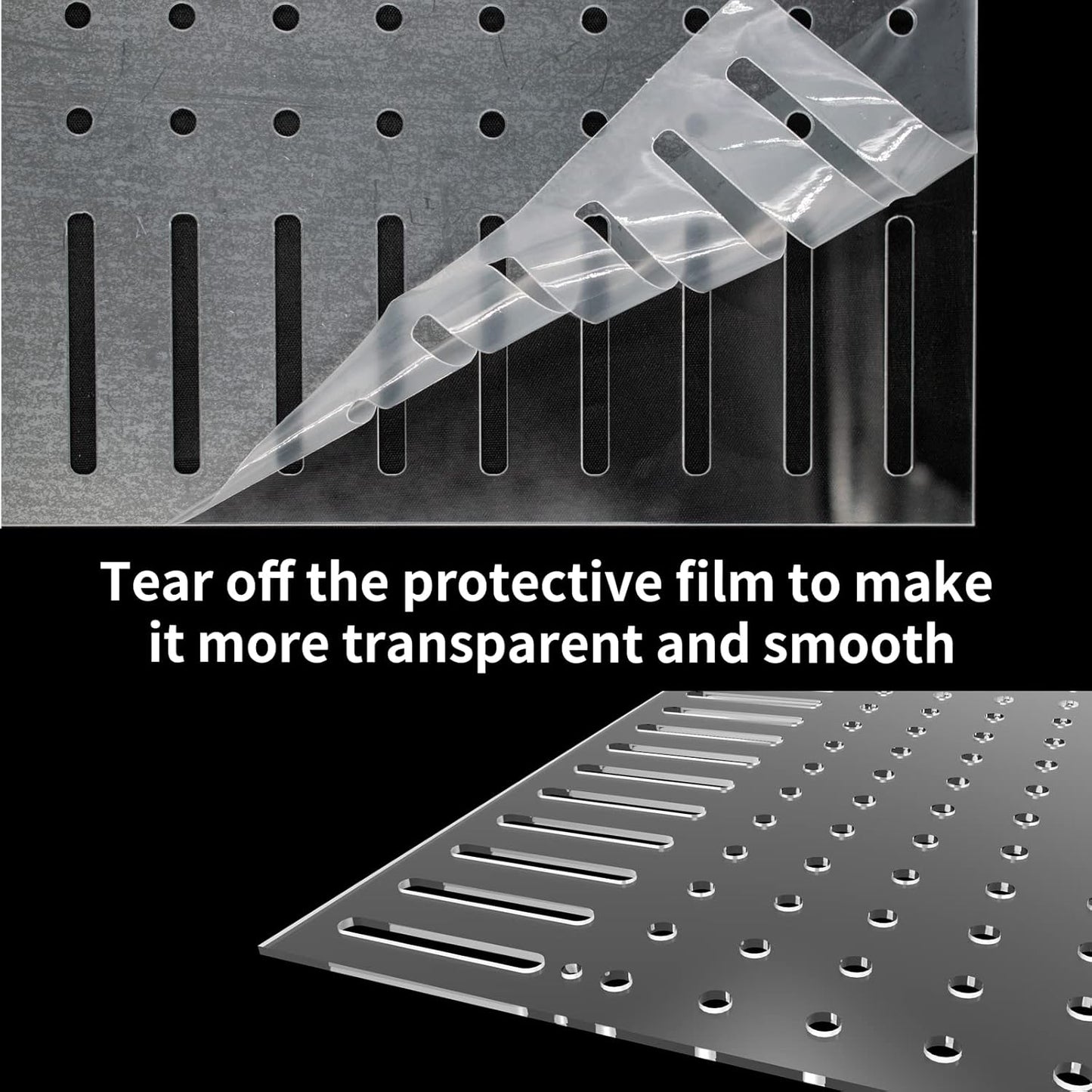 Acrylic Fish Tank Divider Aquarium Divider with 8 Suction Cups Transparent Fish Tank Separator Dividing Net Plate Isolation Board Flapper, 11.81 * 15.74in