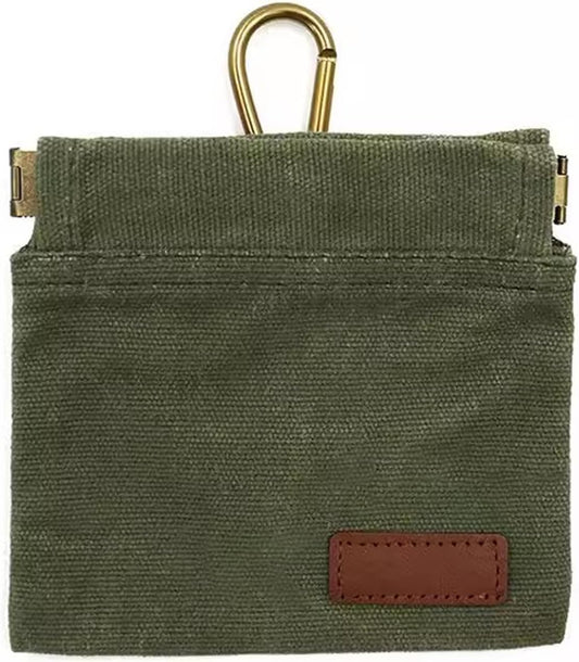 Dog Training Treat Pouch with Auto-Closing Lid, Hands-Free Leash Clip Bag for Puppy Obedience, Portable Pet Reward Snack Holder for Walking Hiking and Outdoor Adventures