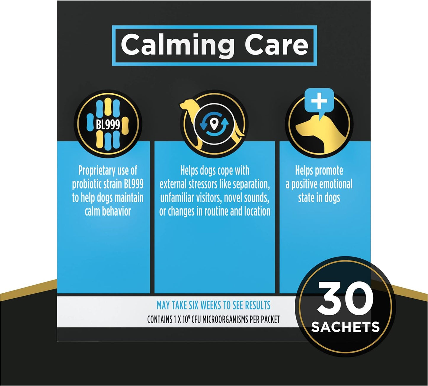 Purina Pro Plan Veterinary Supplements Calming Care - Calming Dog Supplements - 30 ct. Boxes