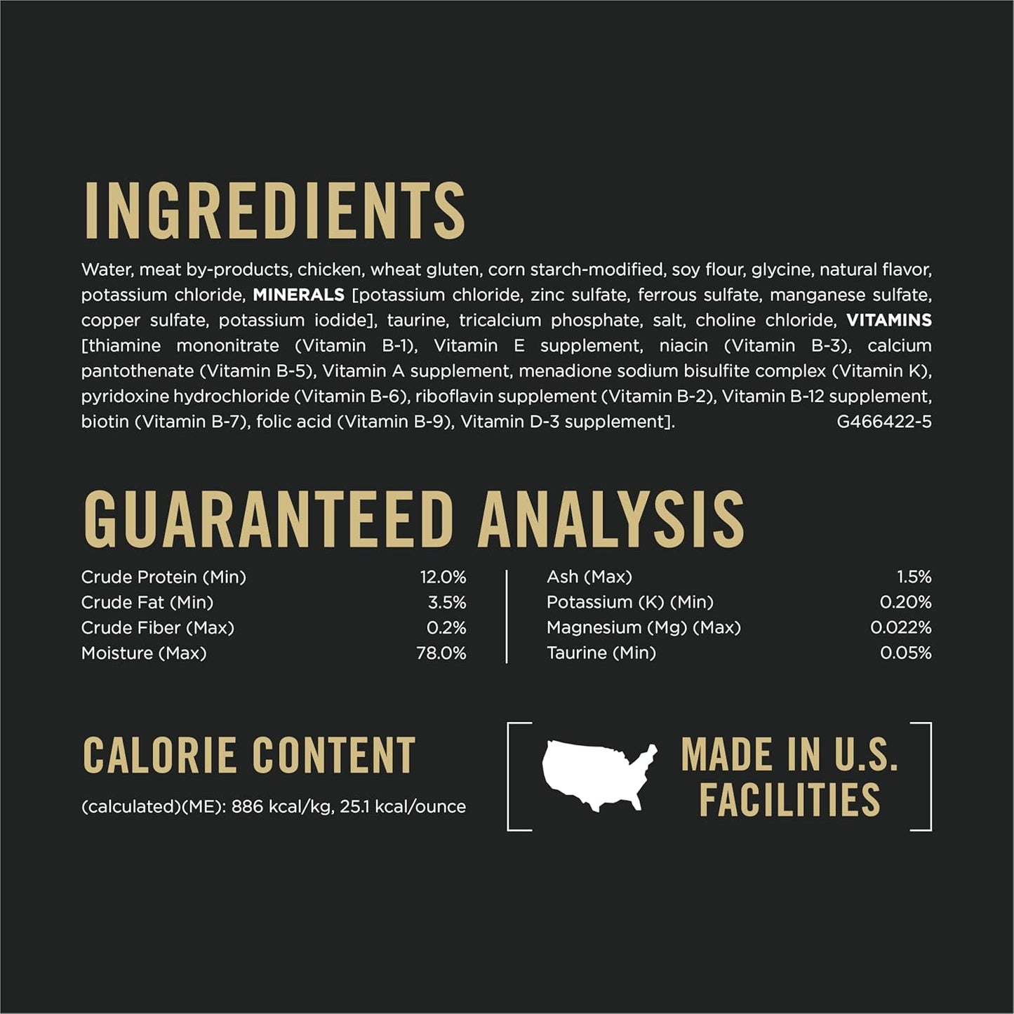 Purina Pro Plan Urinary Tract Health Chicken Entree in Gravy Cat Food - (Pack of 24) 5.5 oz. Cans