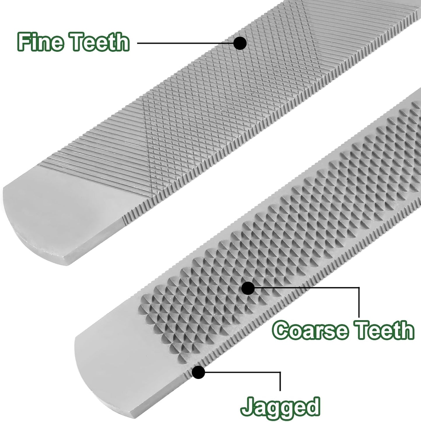 12 Inch Hoof Rasp, Carbon Steel Farrier File Tool, Trimming Tool Horse Rasp with Handle, Suitable for Horse Donkey Cow Goat Animal Hooves