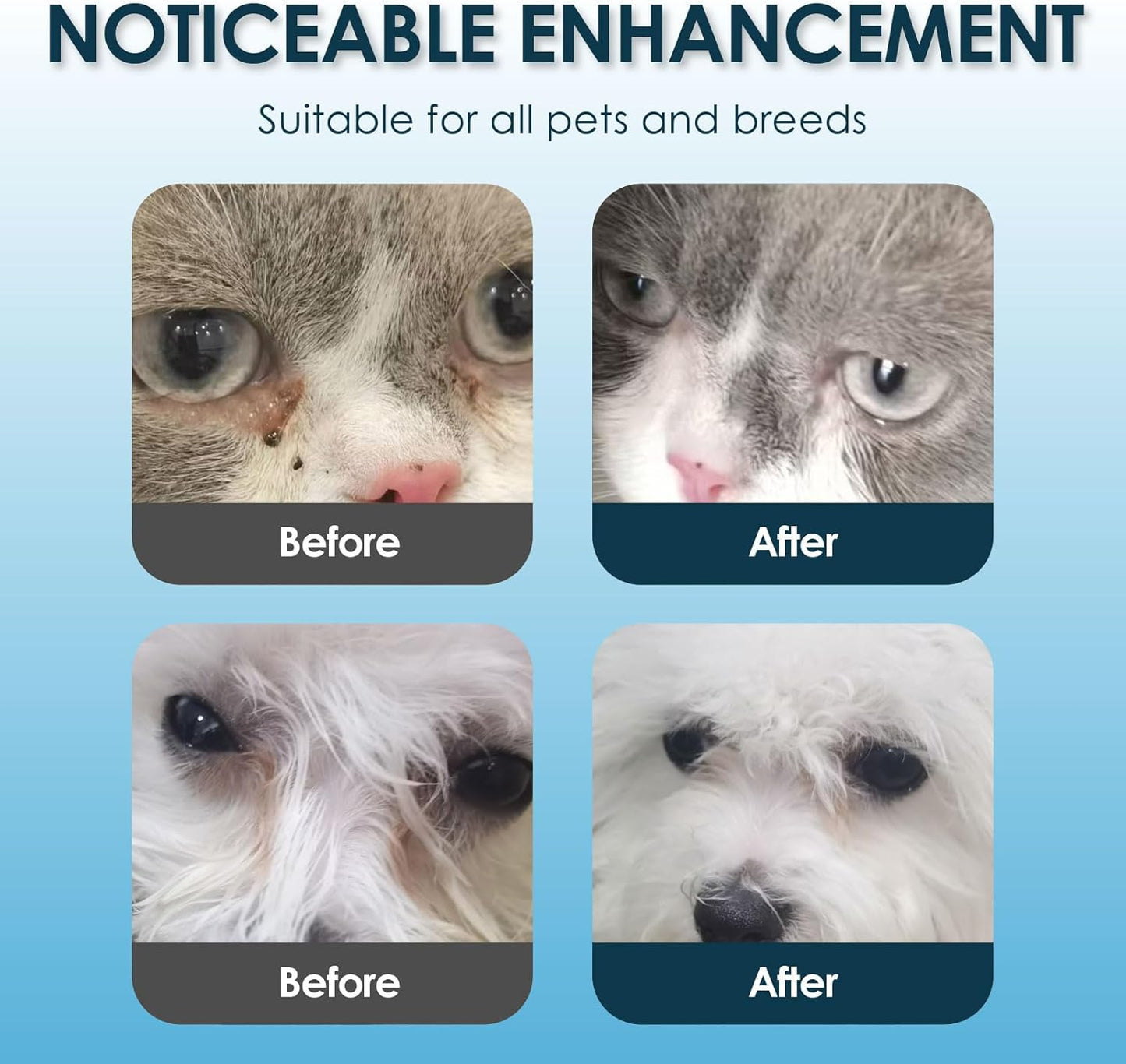 Mooncat Pet Eye Wipes and Paw Balm Bundle, 40 Count Finger Cot Tear Stain Remover, 2oz Lick Safe Natural Moisturizer for Dry Cracked Pads and Nose