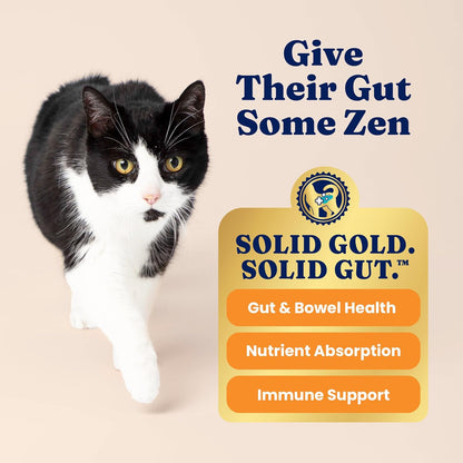 Solid Gold High Protein Dry Cat Food - Grain Free & Gluten Free Alaskan Pollock Cat Dry Food w/Probiotics for Gut Health & Digestion - High Fiber & Omega 3 - Low Carb Superfood Kibble - All Ages -3LB